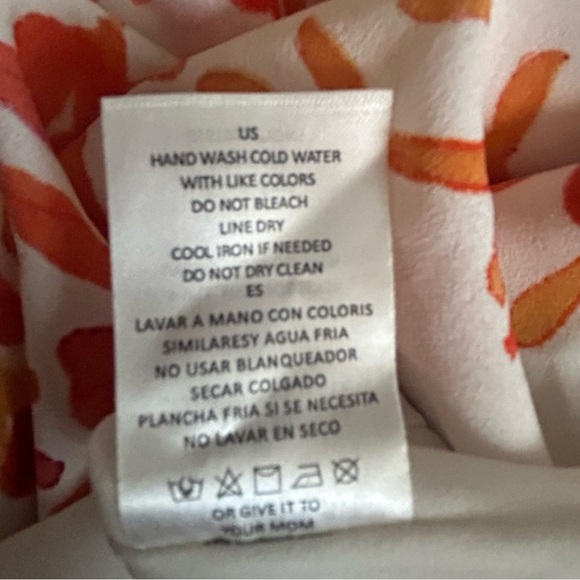 Cooper & EllaOrange and White seascape  Coral Maxi Dress size 14 - Picture 8 of 9